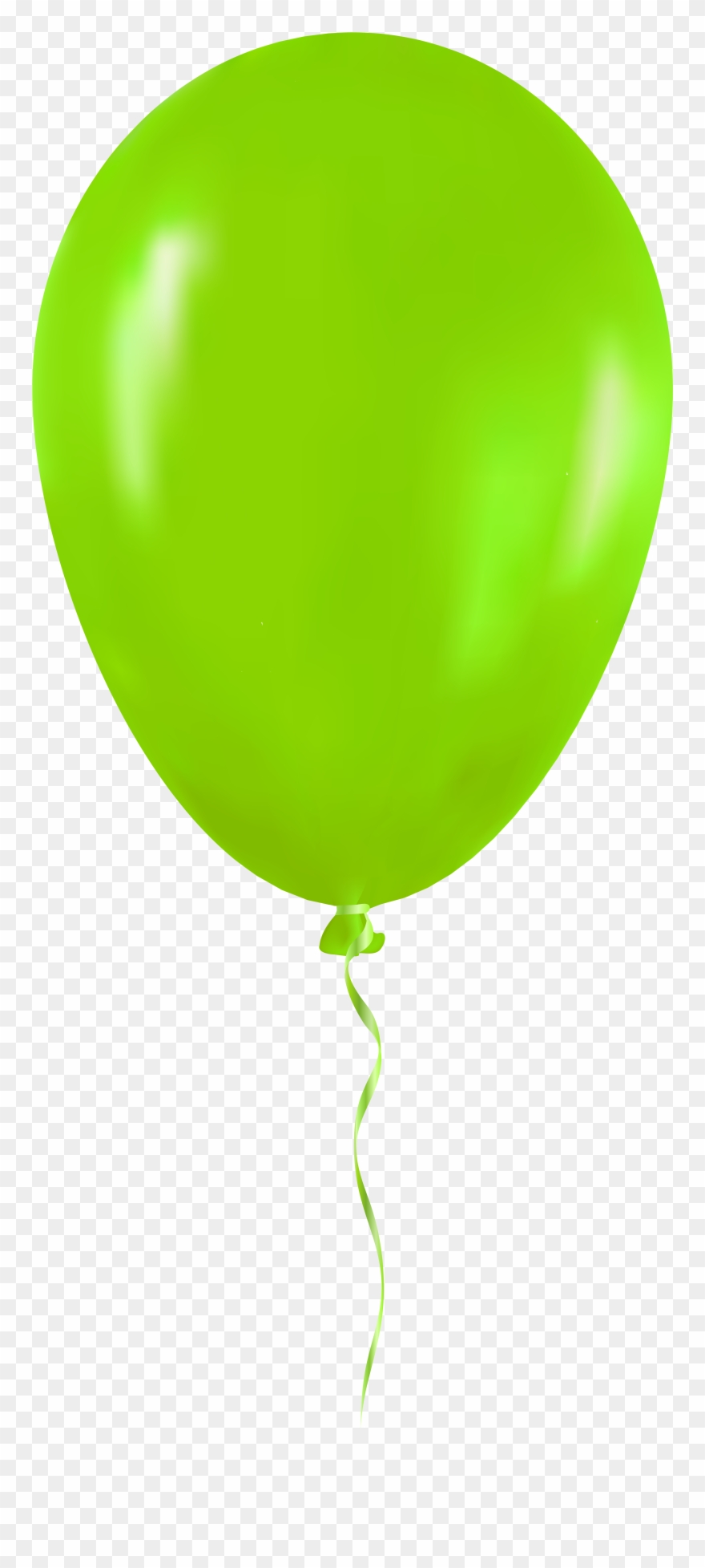Green Balloon Png Clip Art - Transparent Background Green Balloon Png
