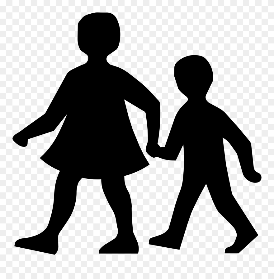 Children Silhouette Clip Art Clipart Clip Art - Children Silhouette Clip Art - Png Download