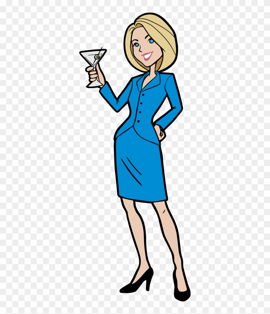 Martinis And Menopause Kelli Character - Martinis & Menopause By Kelli Jaecks Clipart