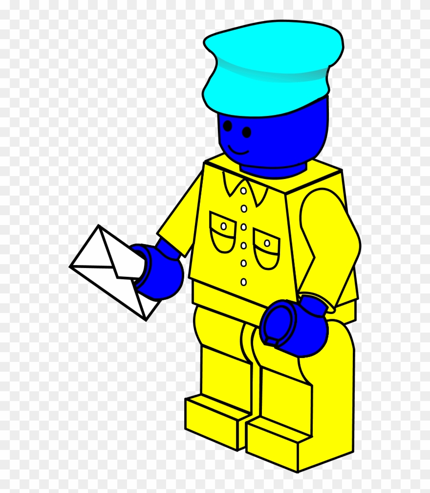 Postman Pictures - Lego Coloring Pages Clipart