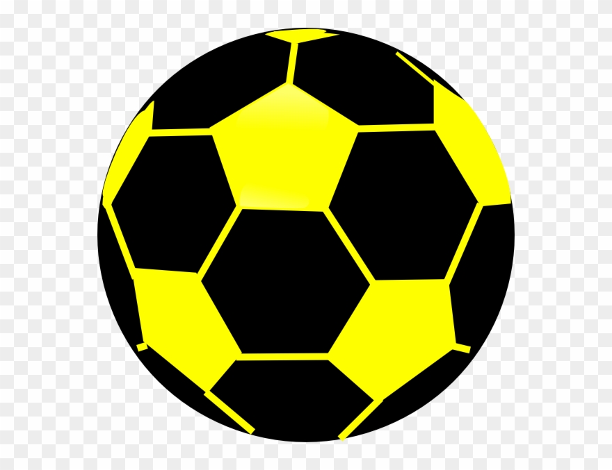 Black - Vector Soccer Ball Png Clipart