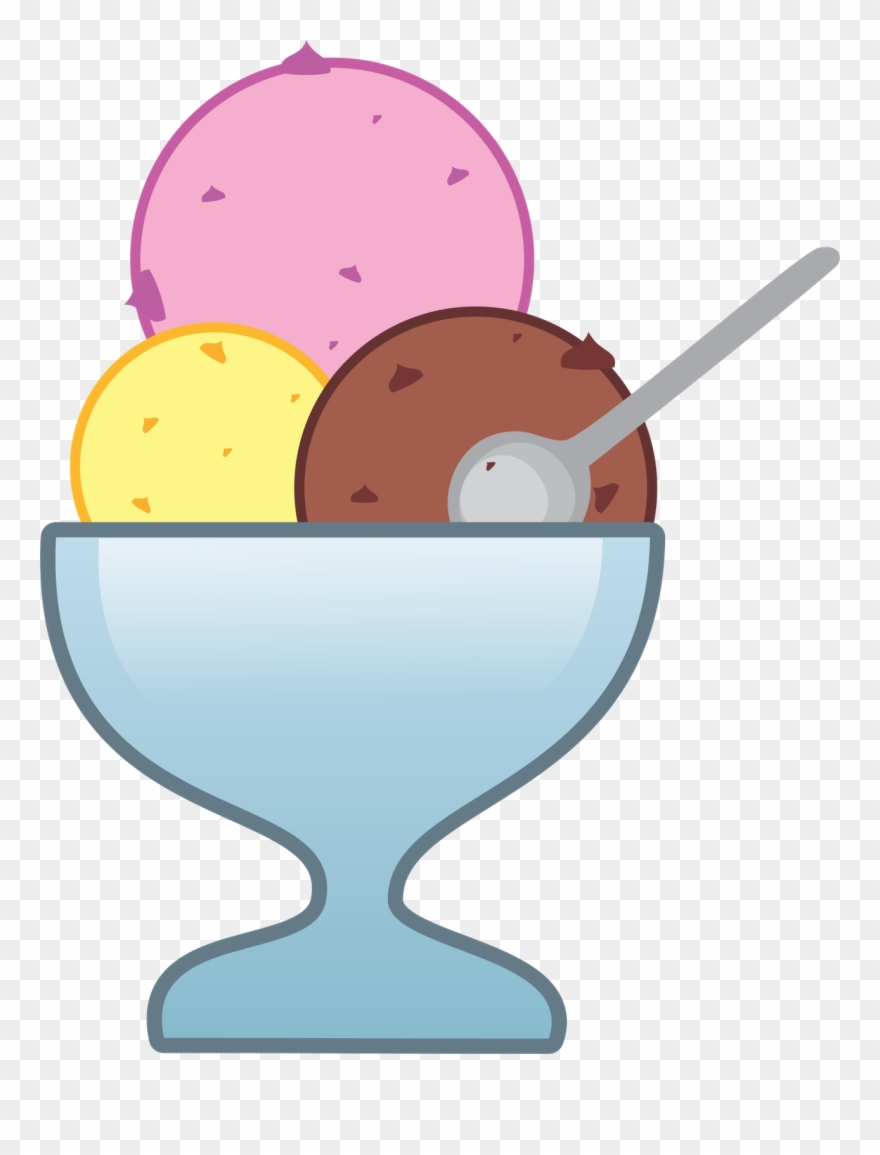 Ice Cream Sundae Clipart - Cute Cartoon Animal Faces - Png Download