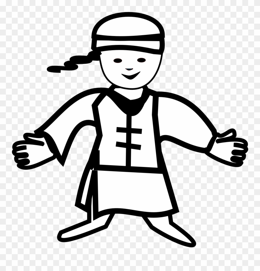 Chinese New Year - Chinese Boy Clip Art - Png Download