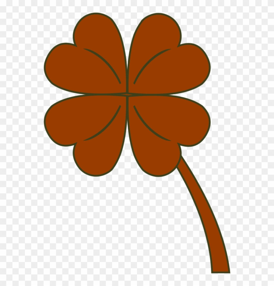 Vector Clip Art - Four Leaf Clover Cross Stitch Pattern - Png Download