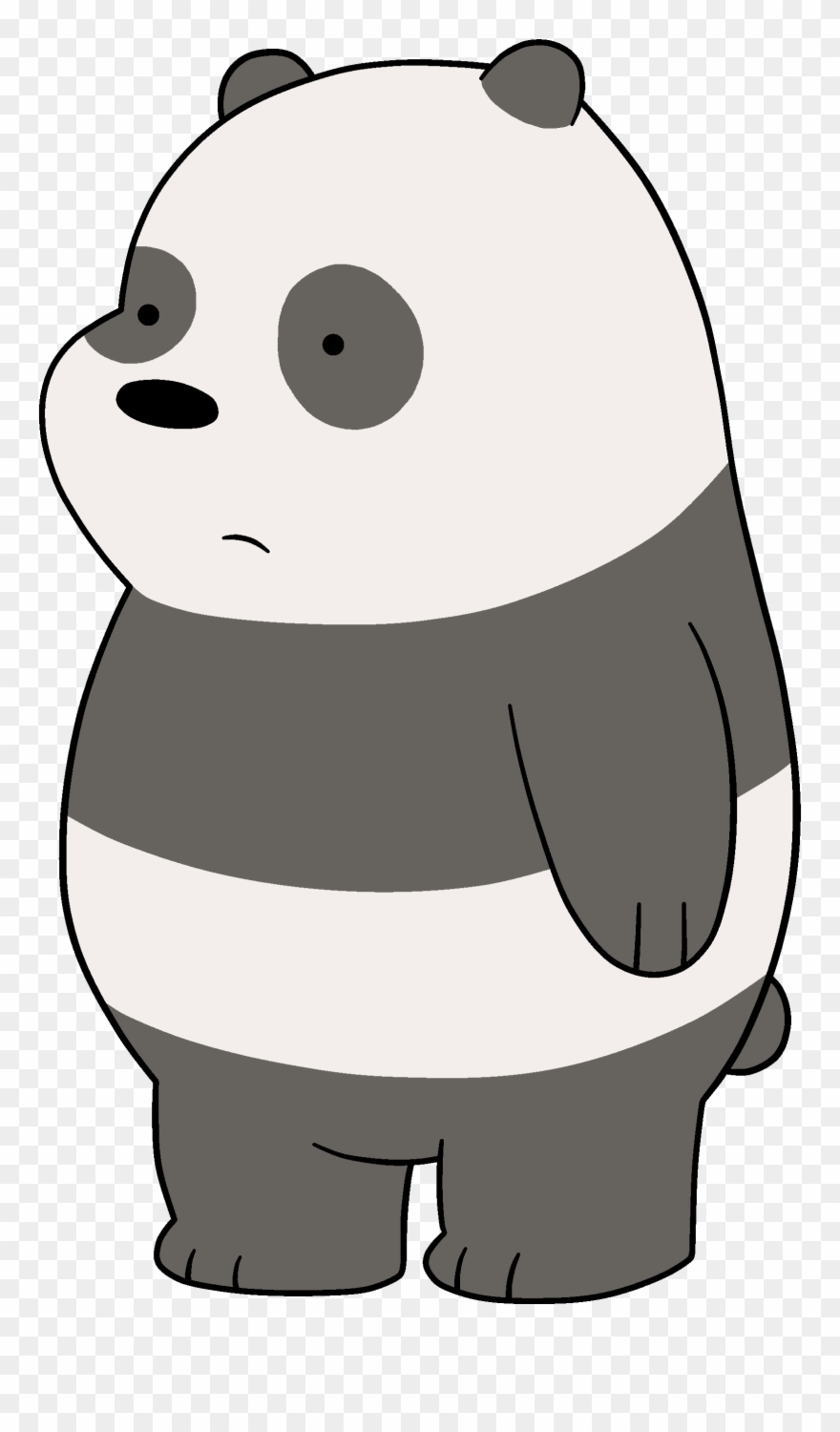 Cartoon Network Clipart Panda - We Bare Bears Panda Cub - Png Download