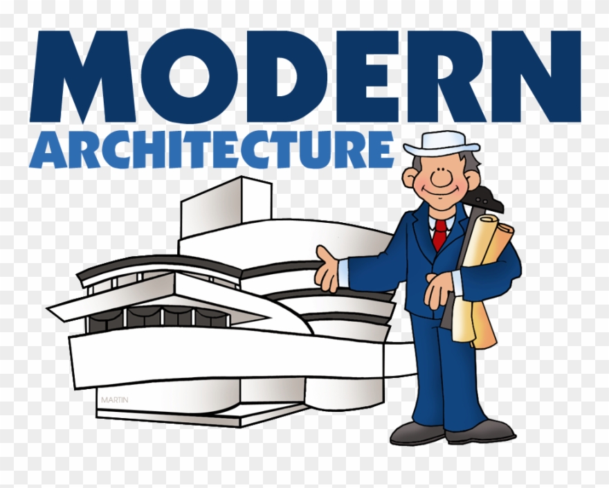 Modern Architecture - Arsitektur Modern Clipart