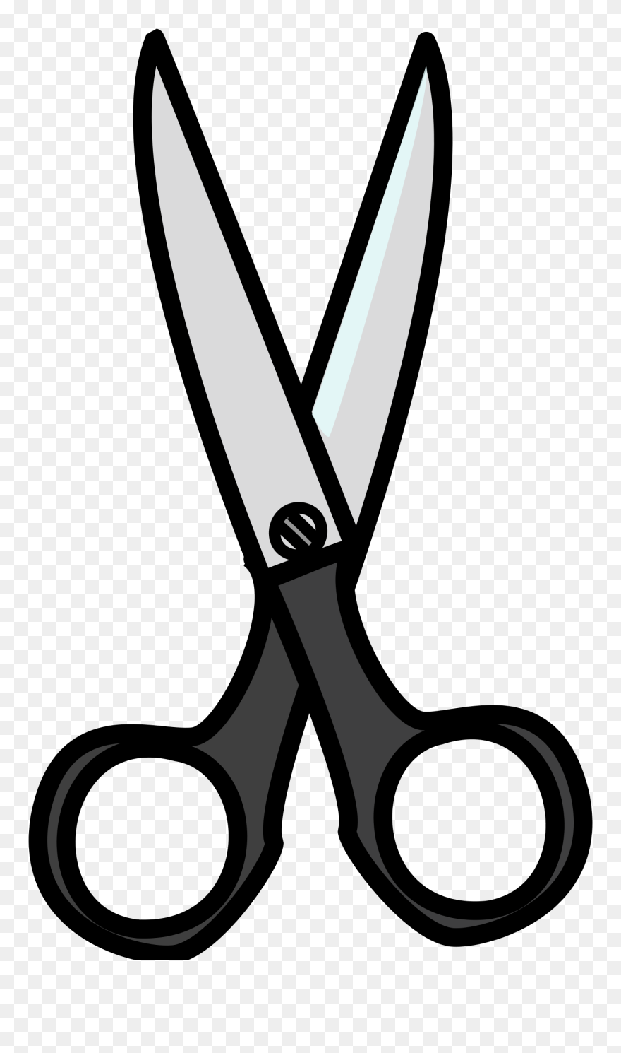 Scissors Marquee Clip Art Vector - Cartoon Pair Of Scissors - Png Download