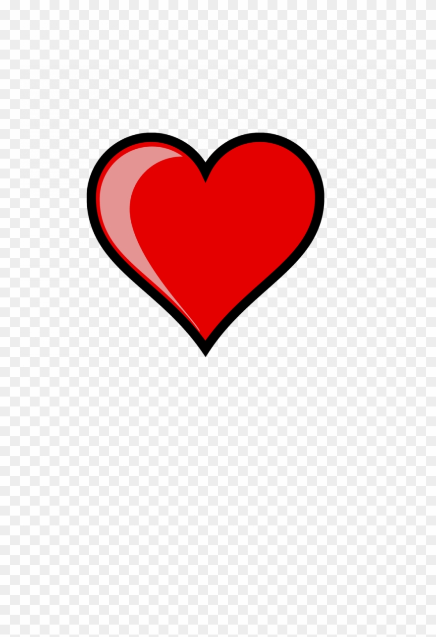 Valentine Clipart - Heart Simple - Png Download