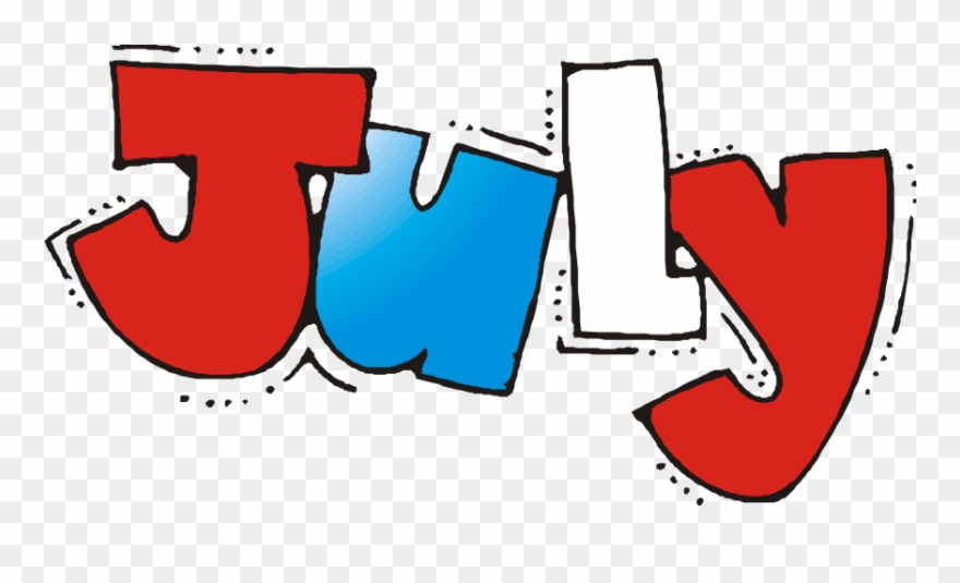Summer Clipart July - Month Of July Clip Art - Png Download