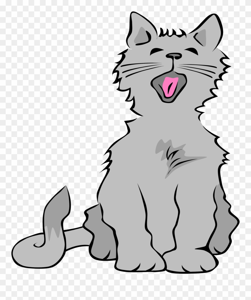 Clipart Lord Cat - Cat Meow Clip Art - Png Download
