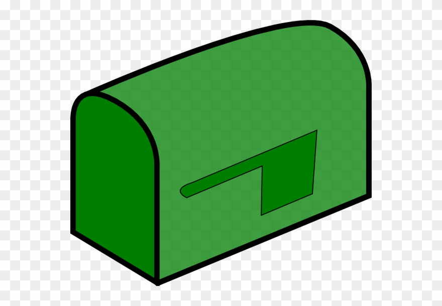 Green Mail Box Clipart