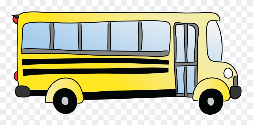 Free To Use Public Domain School Clip Art - Bus Clipart Transparent Background - Png Download