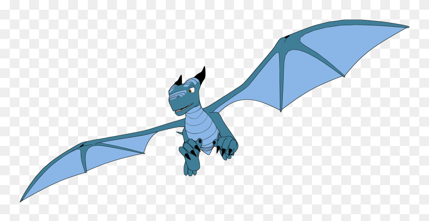 Chinese Dragon Blue Art - Clip Art - Png Download