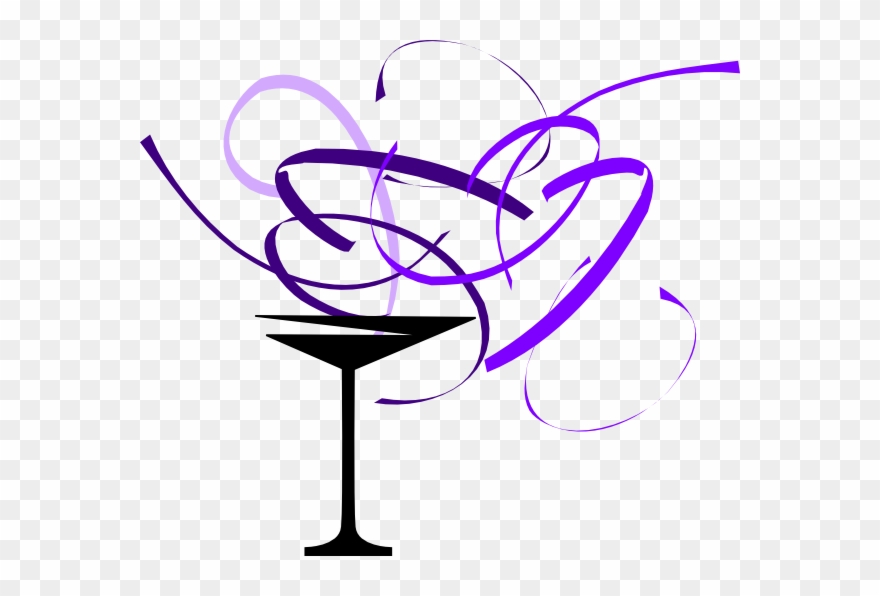 Martini Clipart Purple Cocktail - Purple Haze 2 Clipart - Png Download