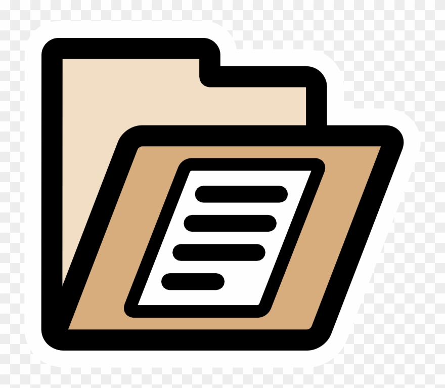 Clip Art Cliparts Co Primary Folder Documents - Documents Clipart - Png Download