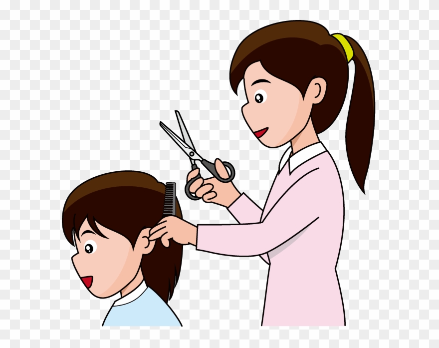 Haircut Clipart - Clip Art Hair Cut - Png Download