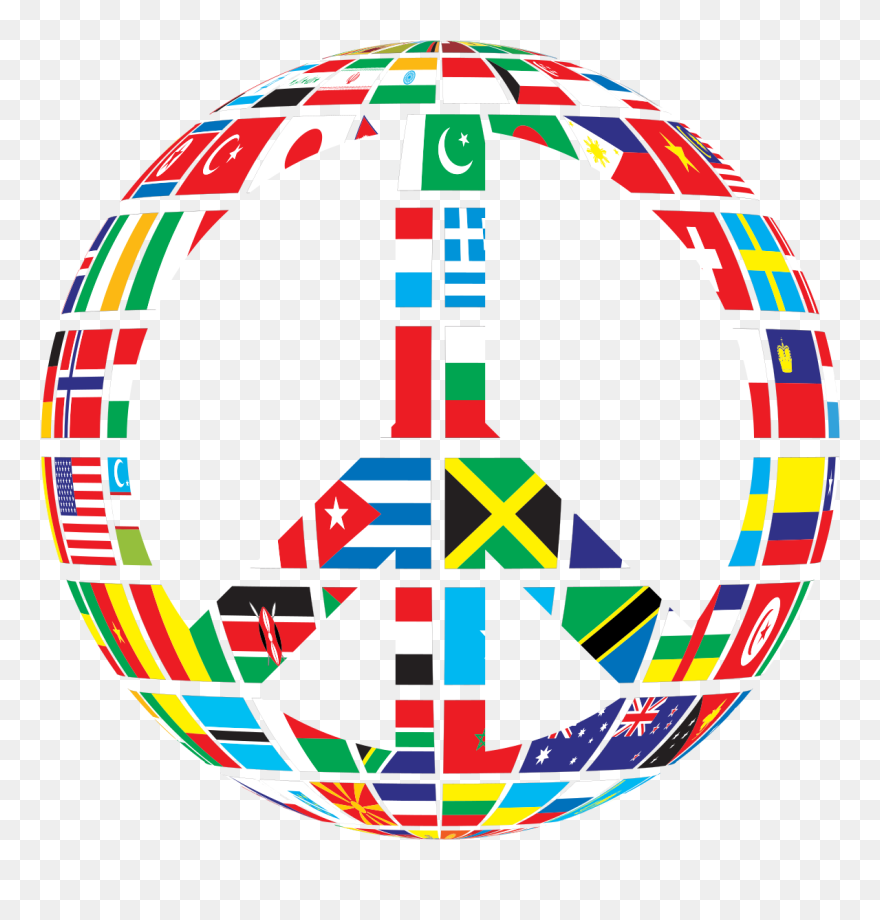 Global Clipart Free For Download - Global Peace - Png Download