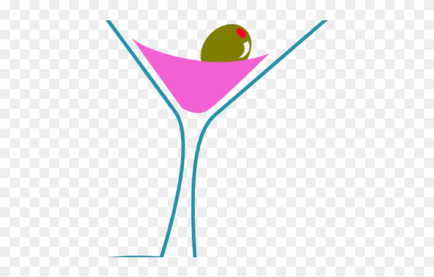 Martini Clipart Mocktail - Martini Glass - Png Download