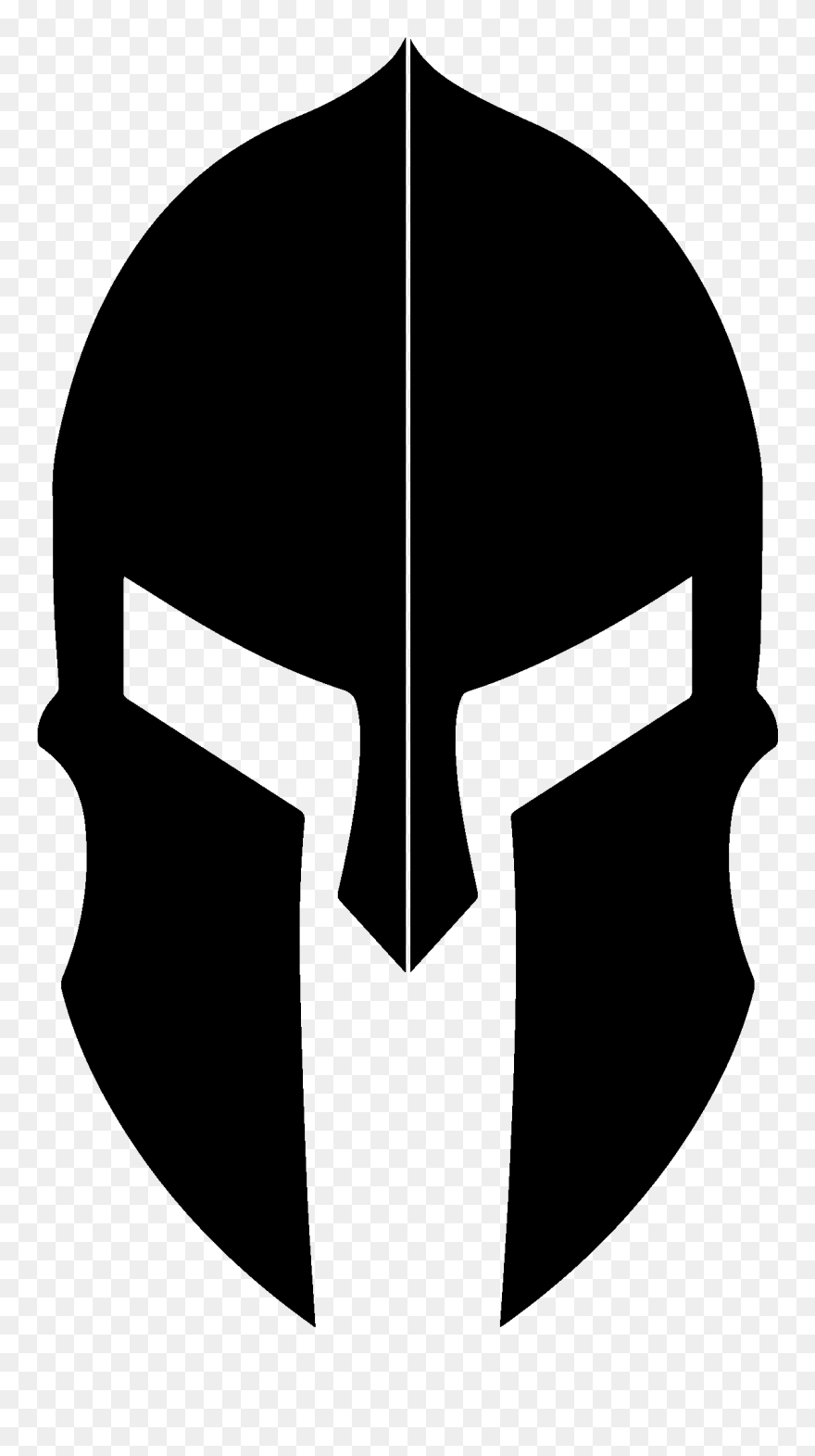 Clipart Shield Spartan Shield - Spartan Helmet Logo - Png Download