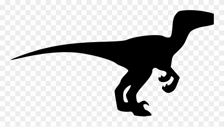 Velociraptor Silhouette Clipart