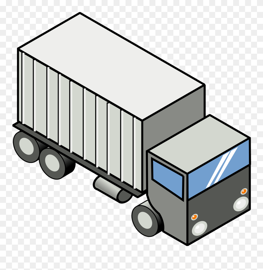 Long Distance Moving Michigan - Truck Clip Art - Png Download