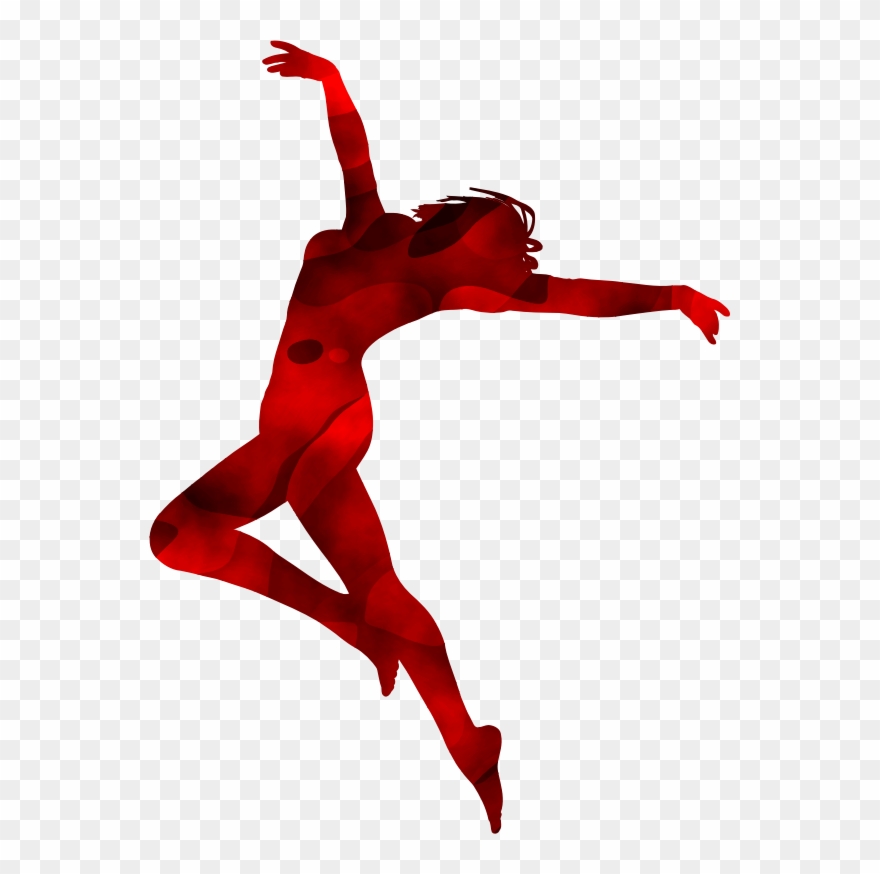 Clipart - Dancing Silhouette - Png Download