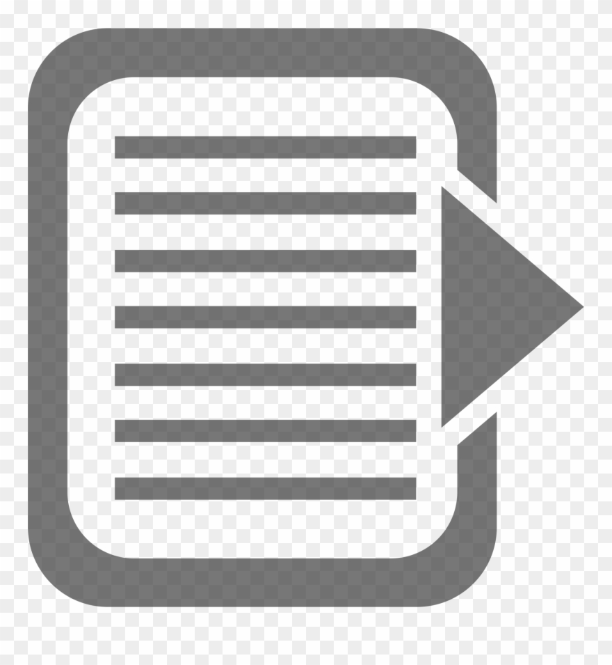 Document Clipart Documentation - Export File Icon Png Transparent Png