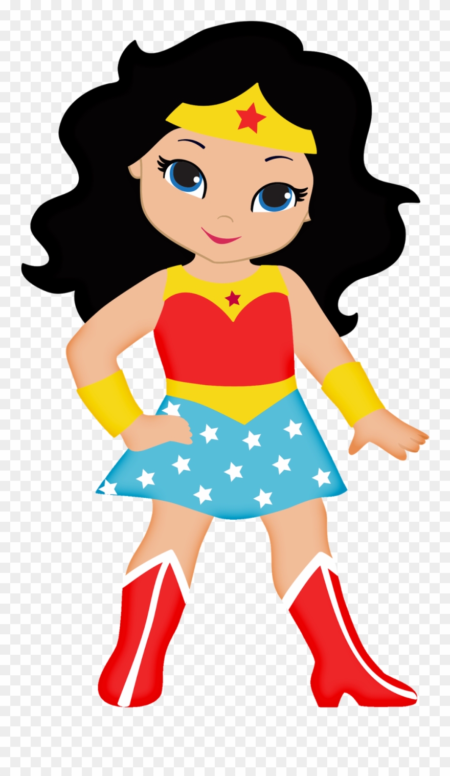 Superwoman Super Woman Clip Art - Wonder Woman Clipart - Png Download