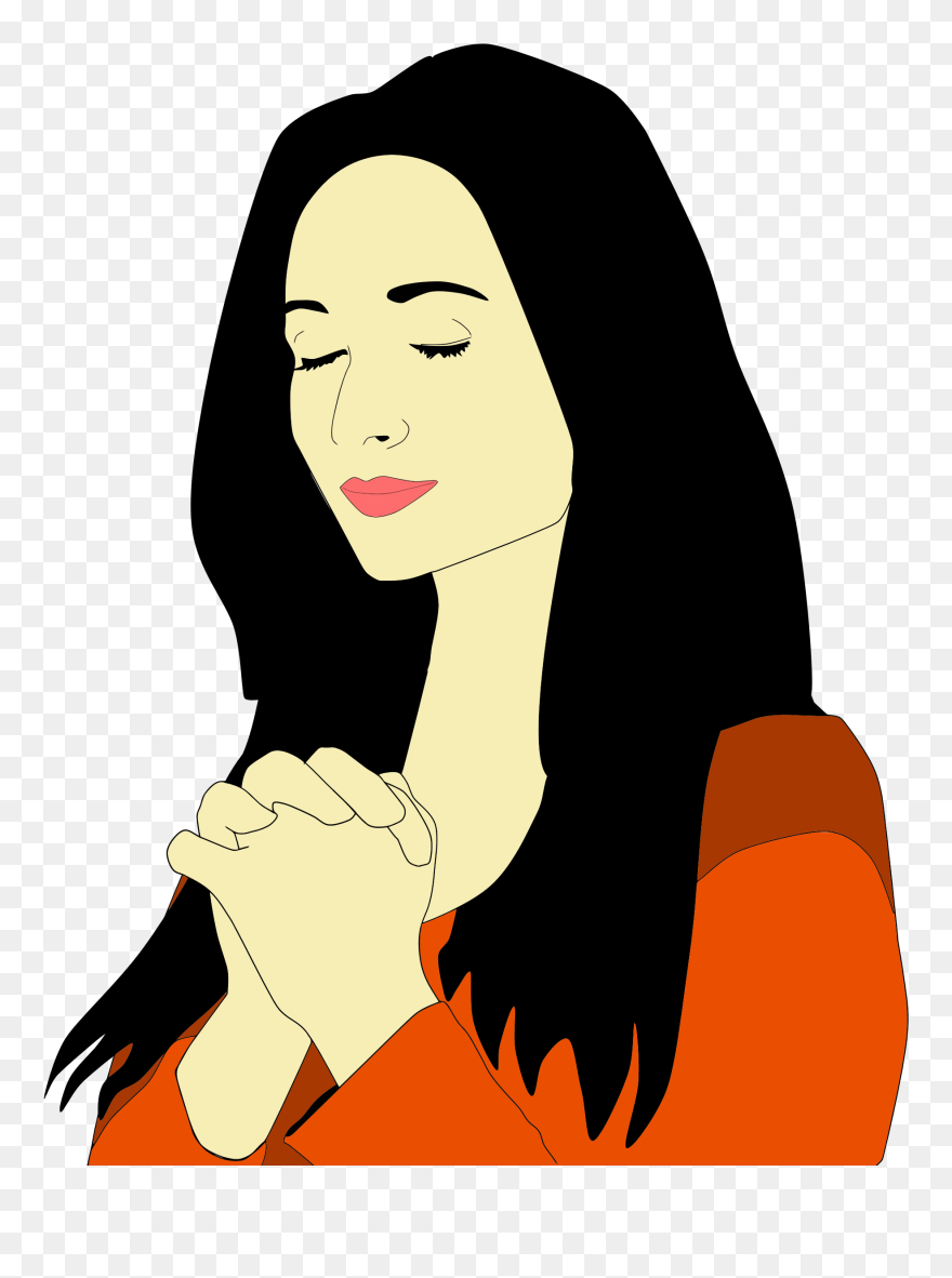 All Photo Png Clipart - Praying Woman Clipart Transparent Png