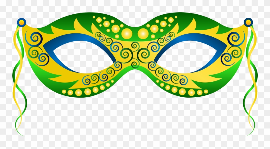Png Image Information - Mardi Gras Mask Clipart Png Transparent Png