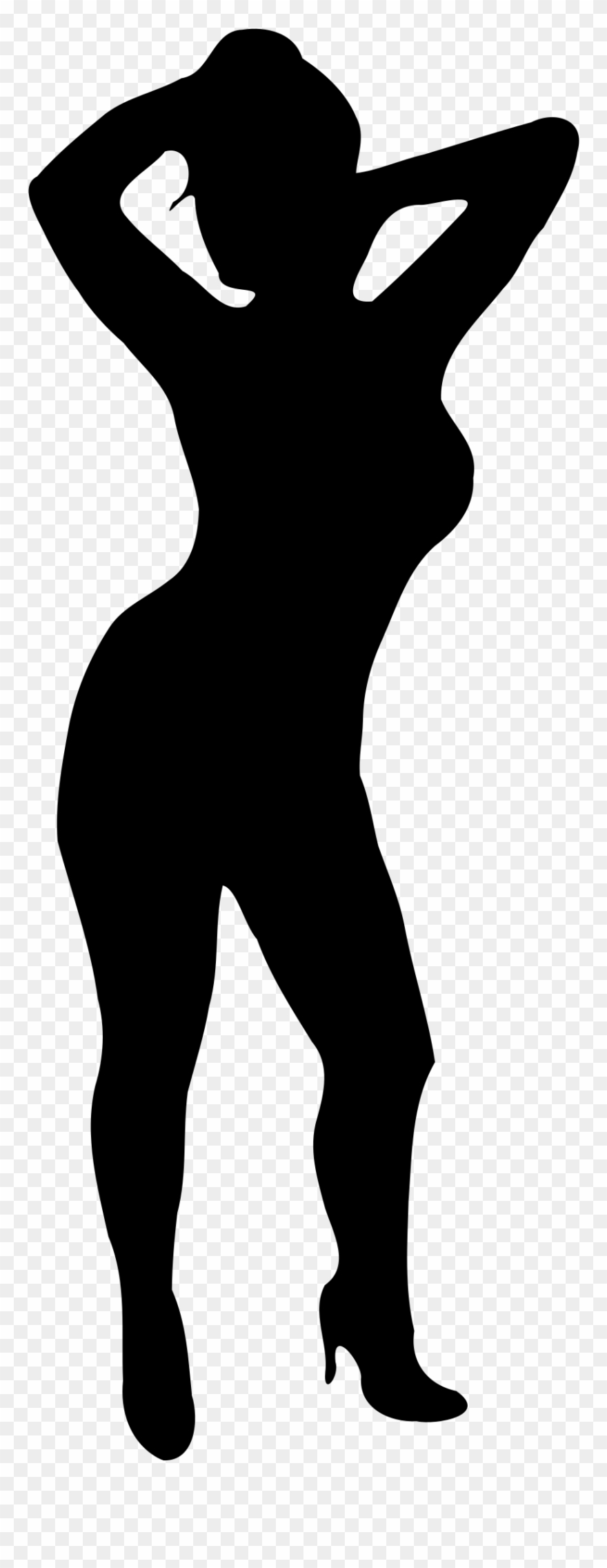 Exotic Clipart Woman Silhouette - Sexy Woman Silhouette Png Transparent Png