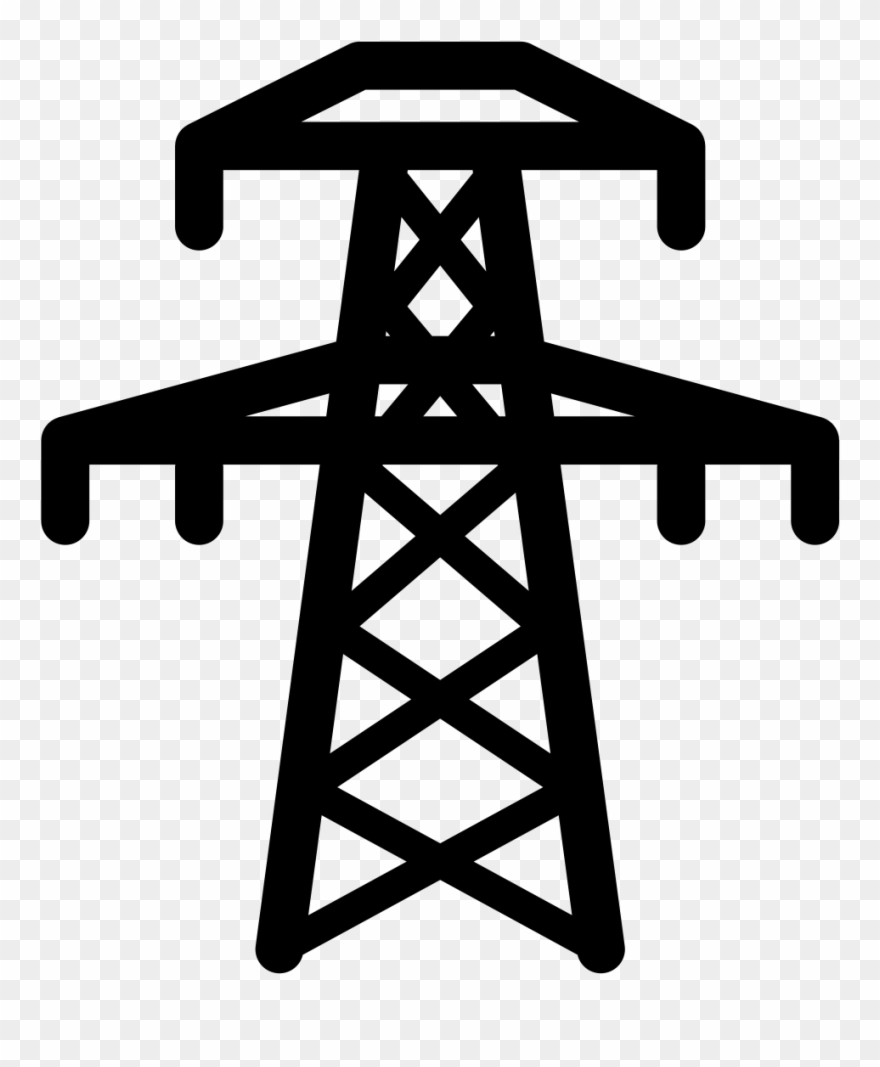 Electricity Clipart Electric Grid - Power Generation Plant Icon - Png Download