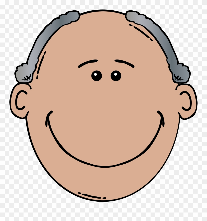 Picture Free Grandpa Big Image Png - Old Man Face Clip Art Transparent Png