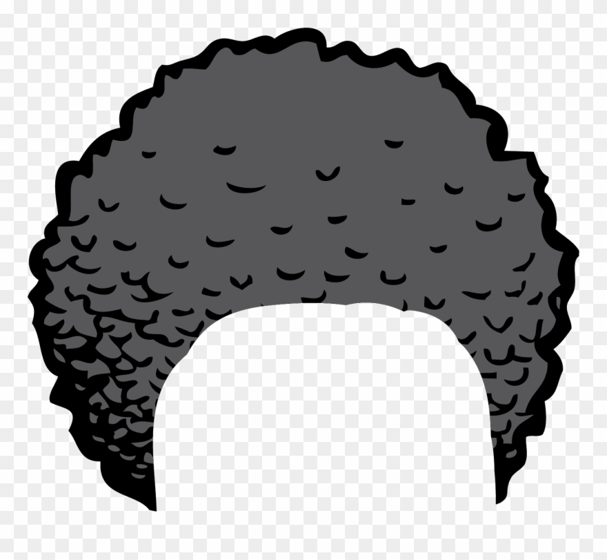 Crazy Hair Clipart - Afro Wig Clipart - Png Download