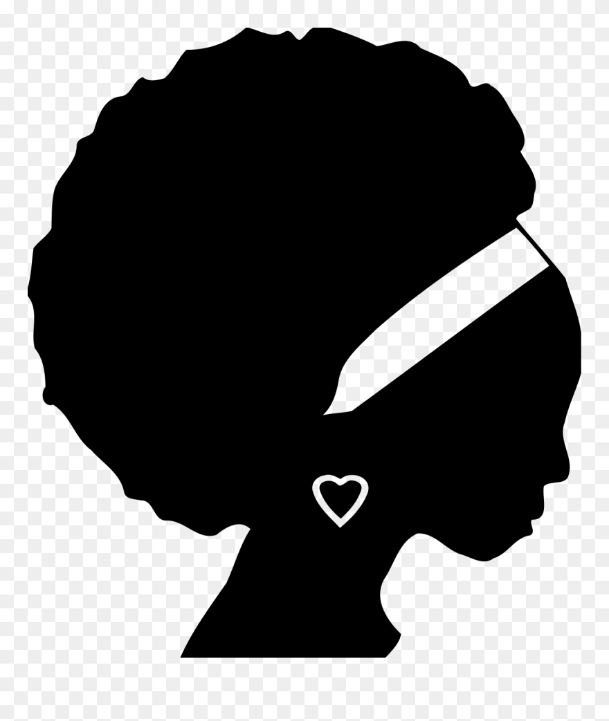 African Americans Black Woman Silhouette Female - African American Woman Silhouette Png Clipart