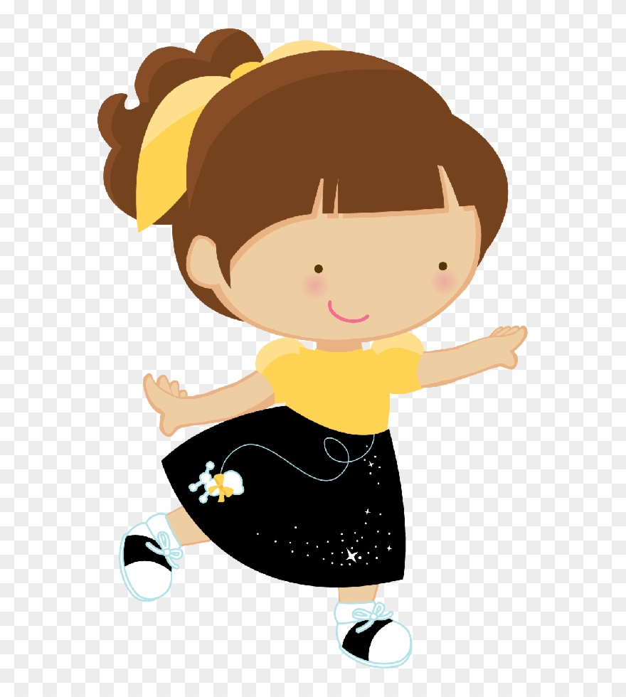 Girl Clipart, Cute Clipart, Girl Dancing, Clip Art - Girl Dancing Clipart Png Transparent Png