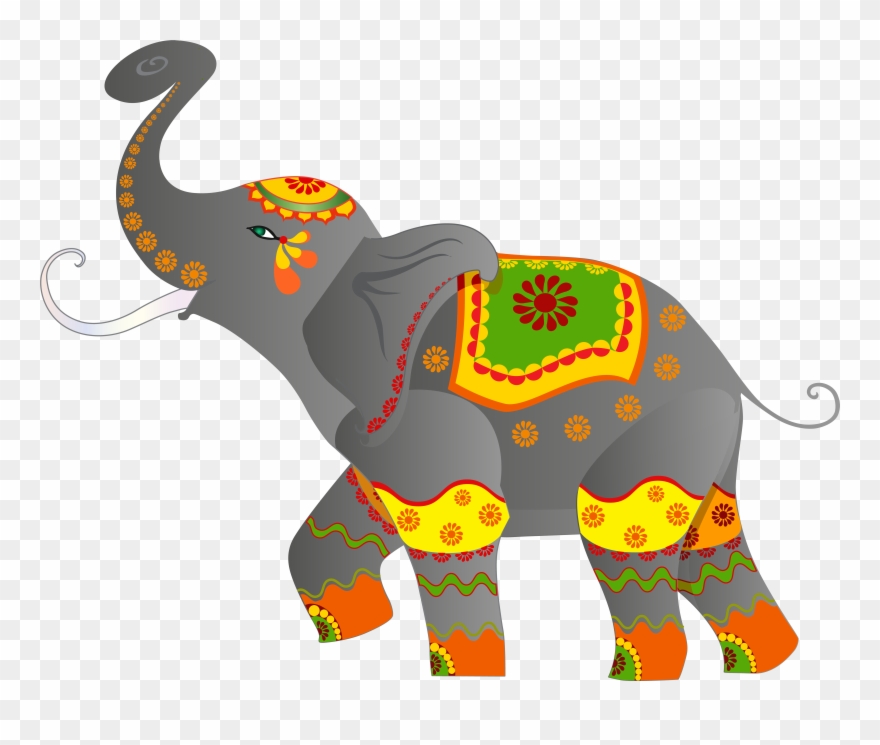 Decorative Indian Elephant Png Clip Art Imageu200b Transparent Png