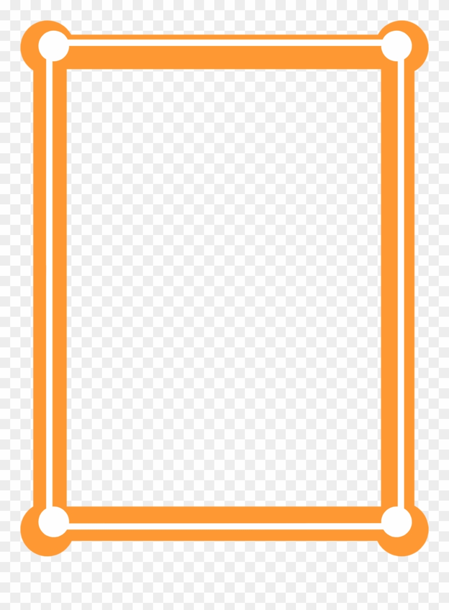 Orange - Orange Borders And Frames Clipart