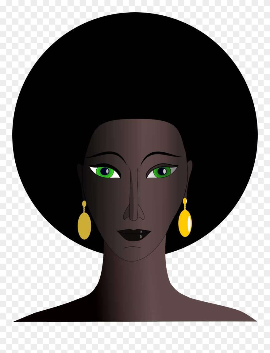 Download Pretty Black Woman Clipart Clip Art - Desenhos De Mulheres Negras - Png Download