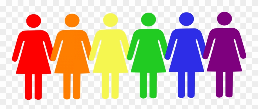 Happy International Women's Day - Group Of Women Figures Clipart