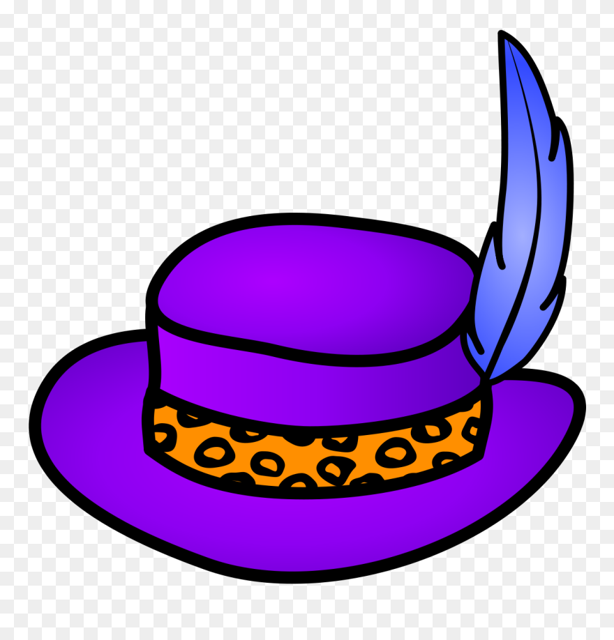 70s Andamp, 80s Pimp Hat Clipart - Pimp Hat Clip Art - Png Download