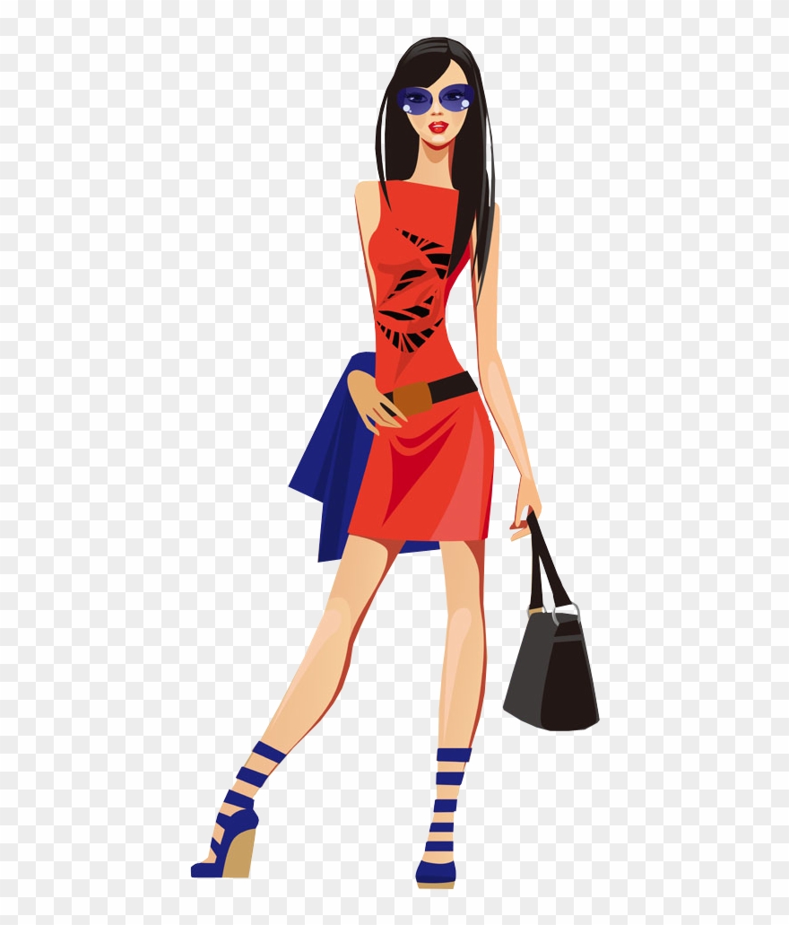 Clipart Clipartfest Pinterest - Fashion Girl Clipart Png Transparent Png