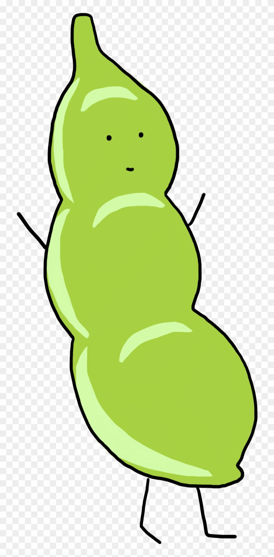 Peas Drawing Cute Clipart Free Download - Cartoon - Png Download