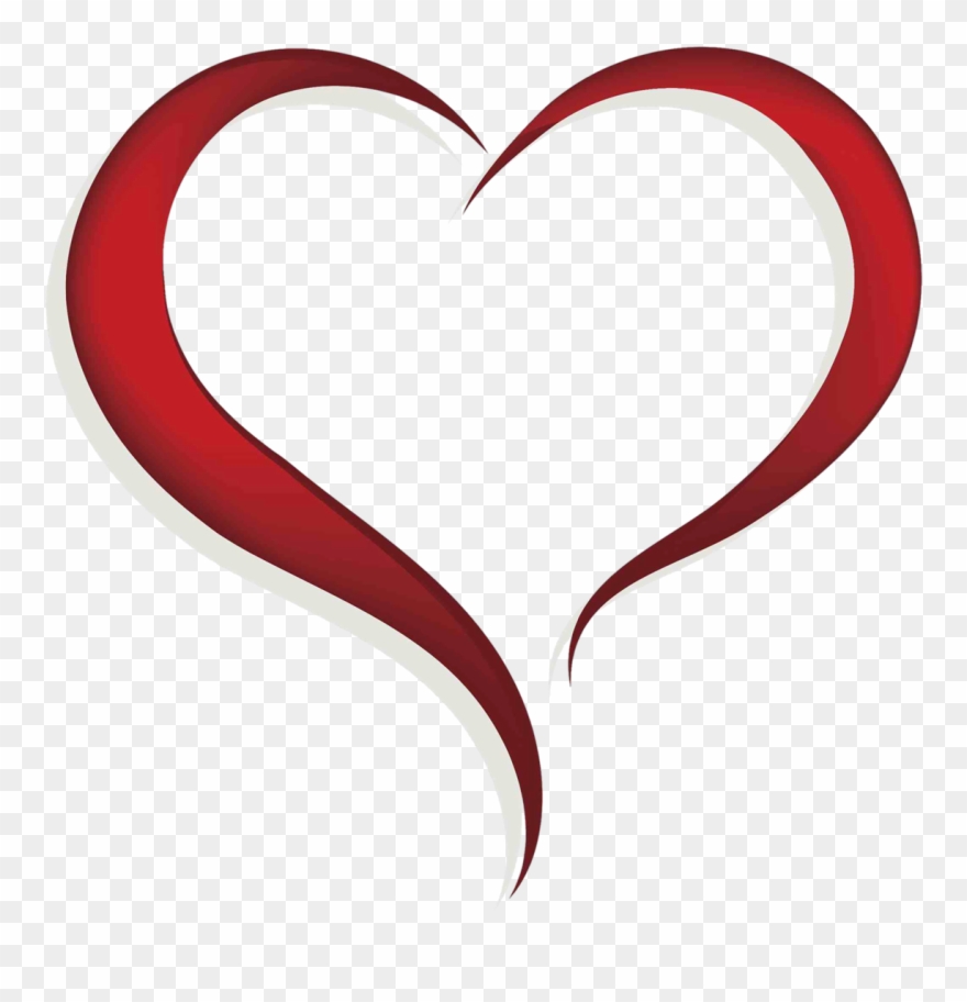 Heart Clipart Free Clip Art Of Hearts Clipart Clipart - Open Heart Clip Art - Png Download