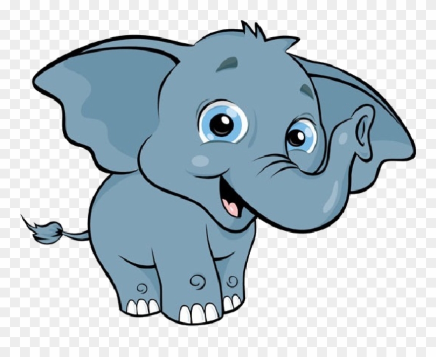 Cute Elephant Clipart Free Download Clip Art - Elephant Clipart - Png Download