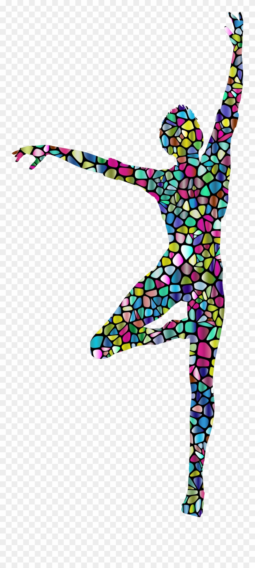Big Image - Dancing Silhouette Transparent Background Clipart