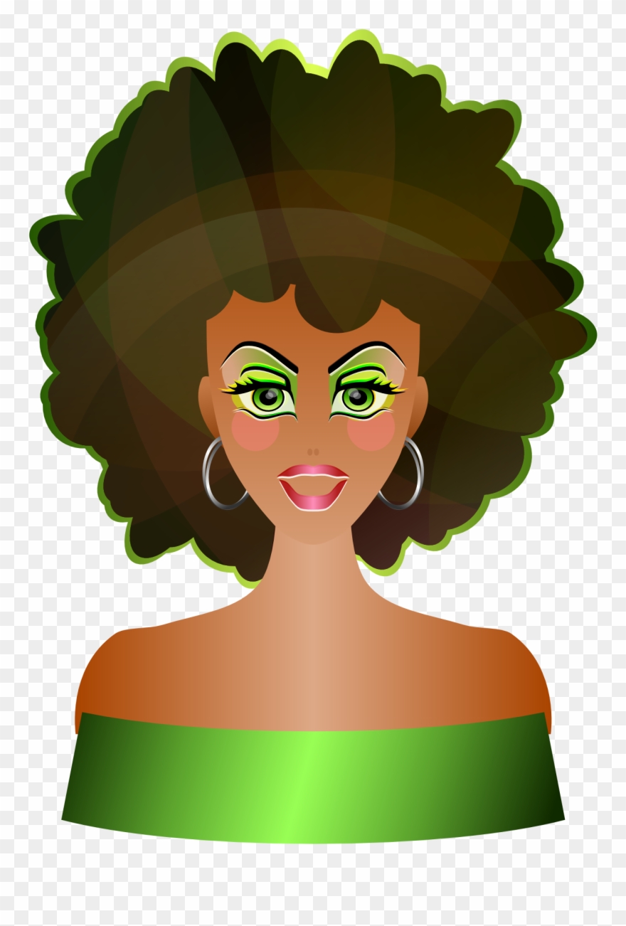Woman - Natural Hair Clipart