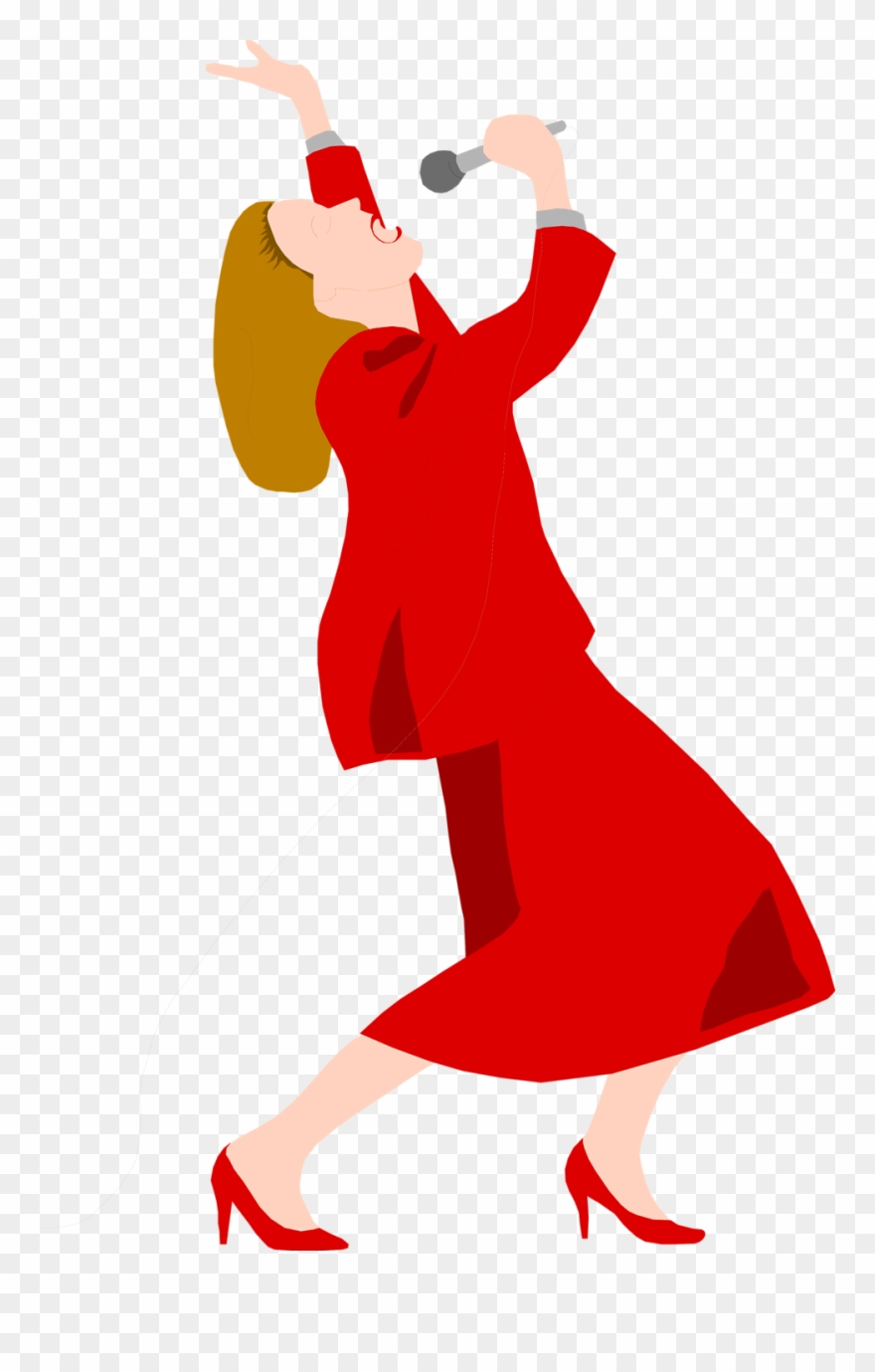 Singer Free Stock Photo - Singing Clipart Transparent Background - Png Download