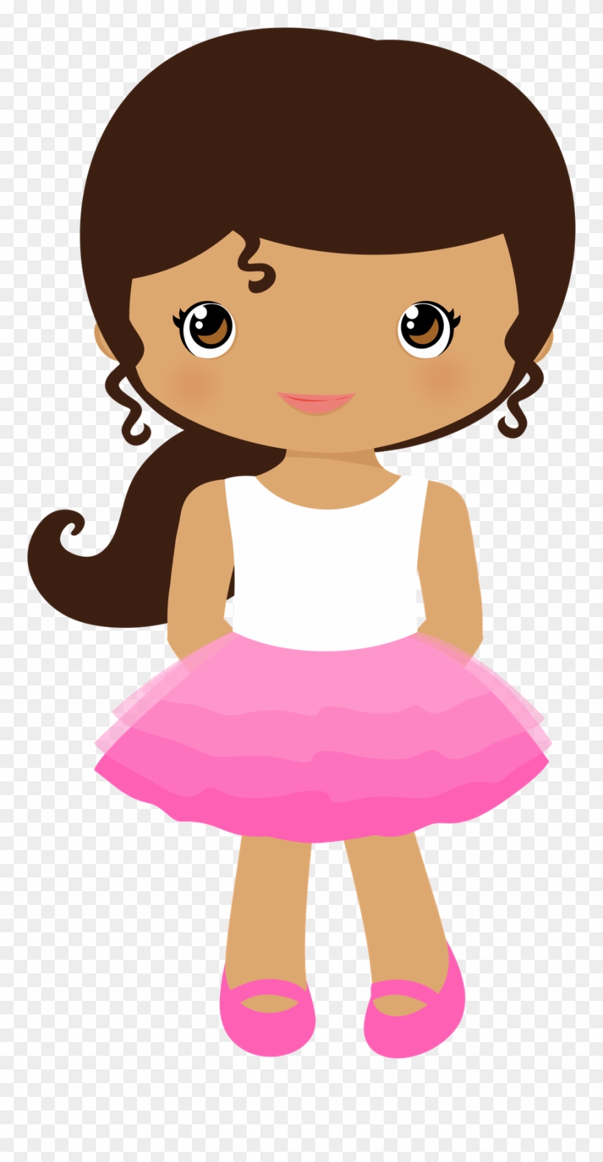 Mickey E Minnie - Girl Clipart Png Transparent Png