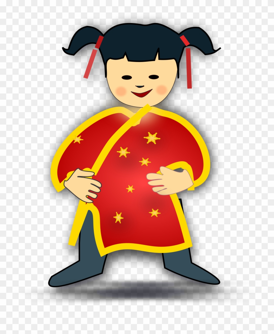 Clipart Info - Chinese Person Clip Art - Png Download